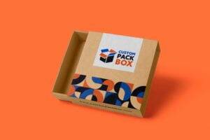 custom kraft slider boxes