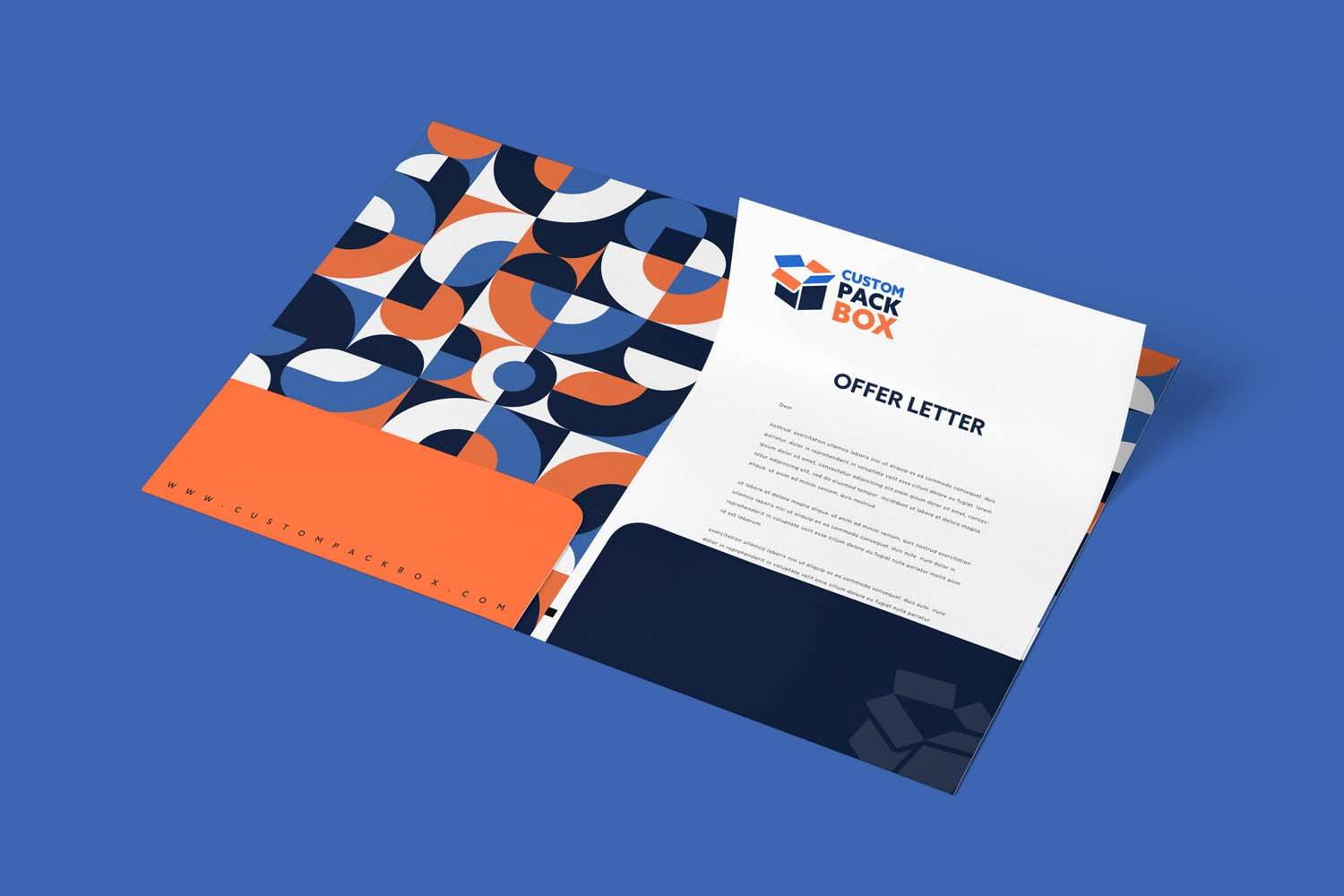 customizable presentation folders