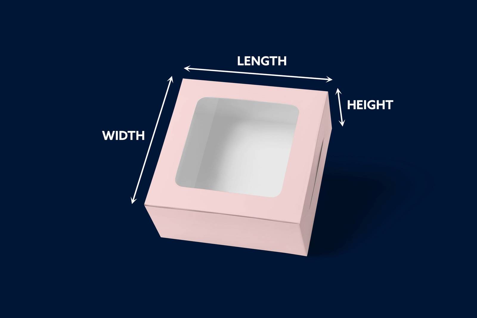 how to measure bakery boxes
