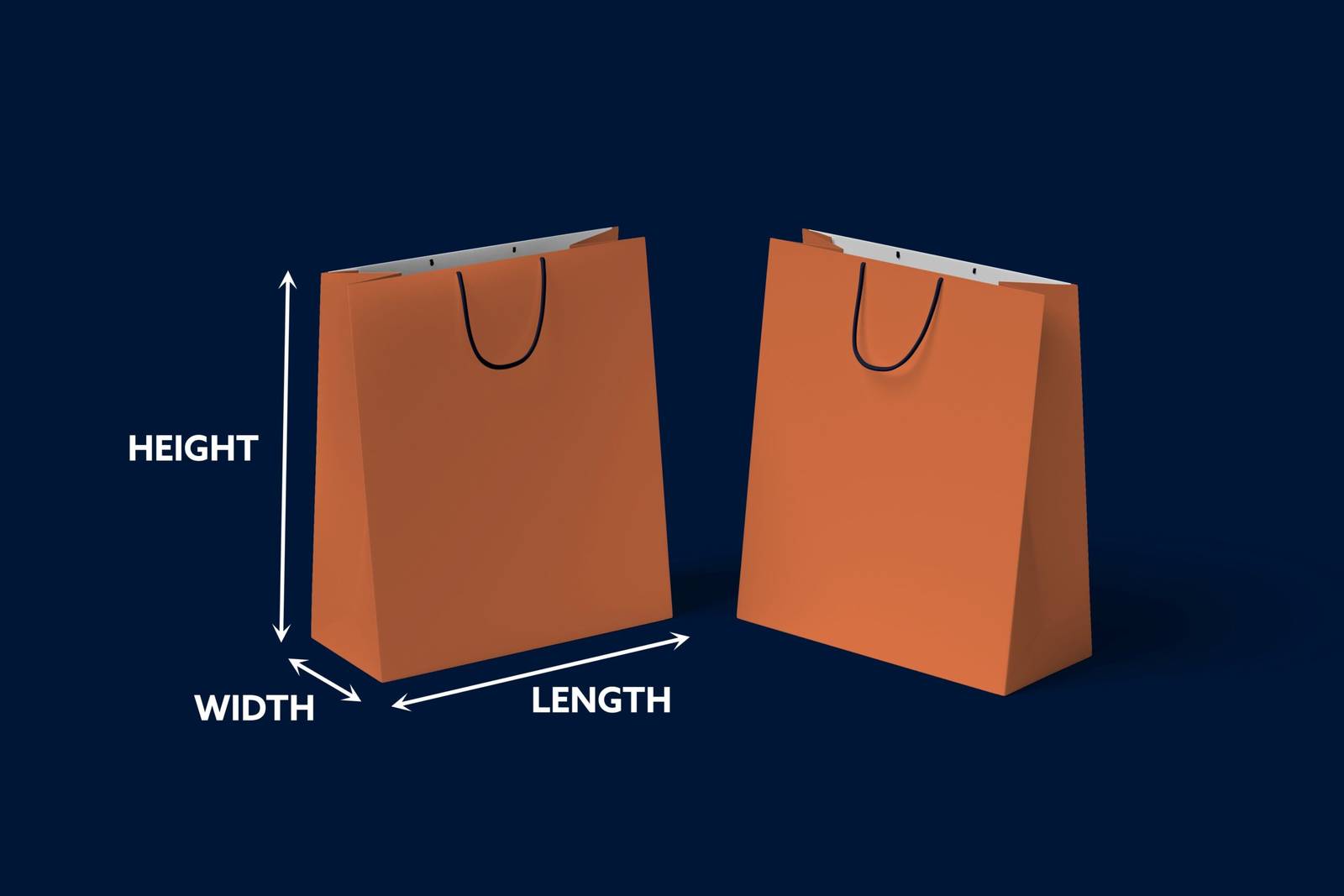 how to measure a bag