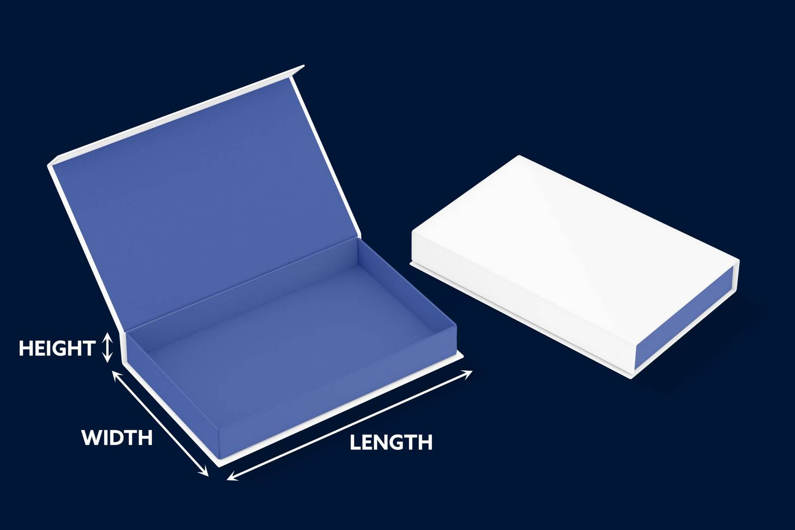 how to measure rigid boxes