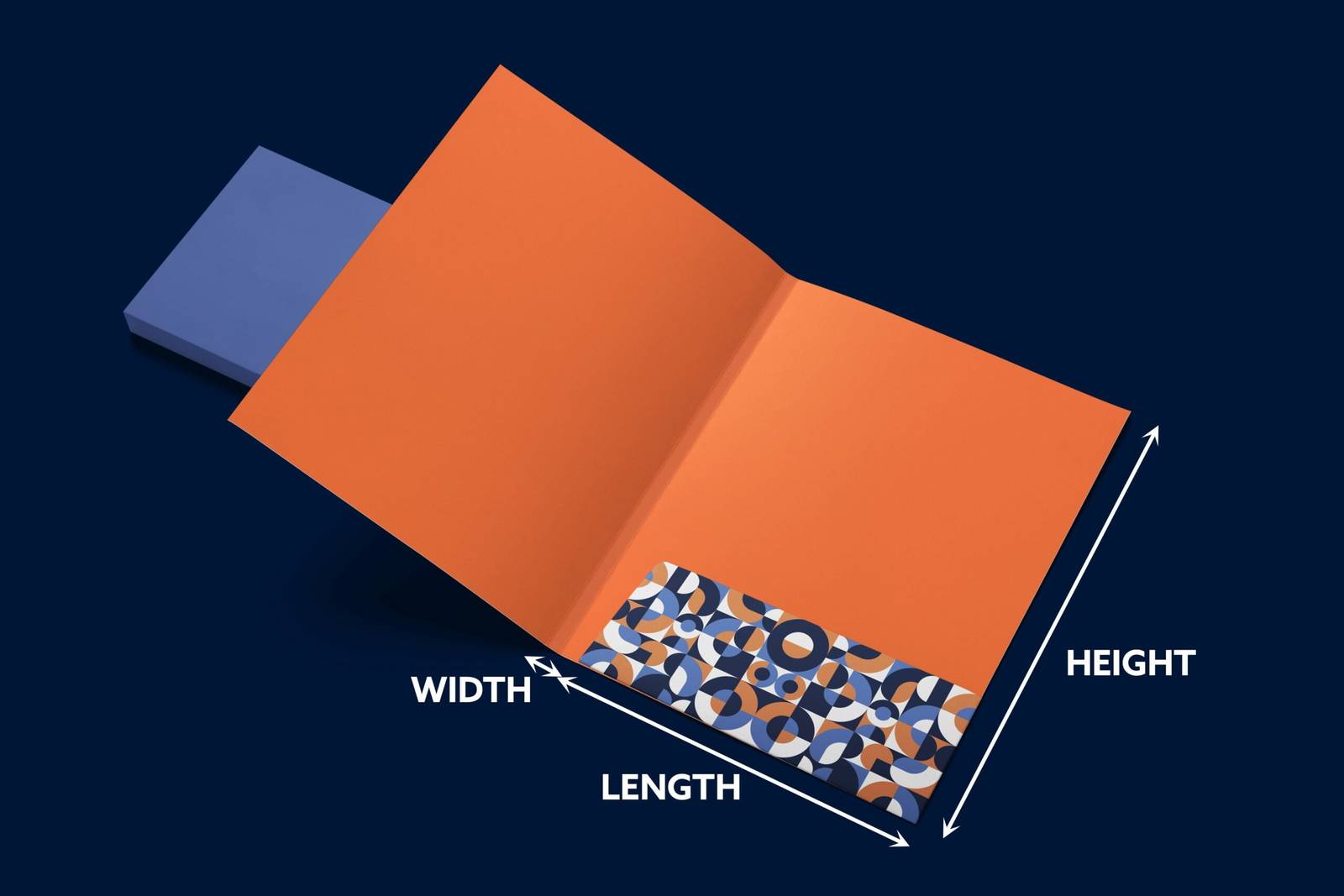 how to measure a Presentation Folder