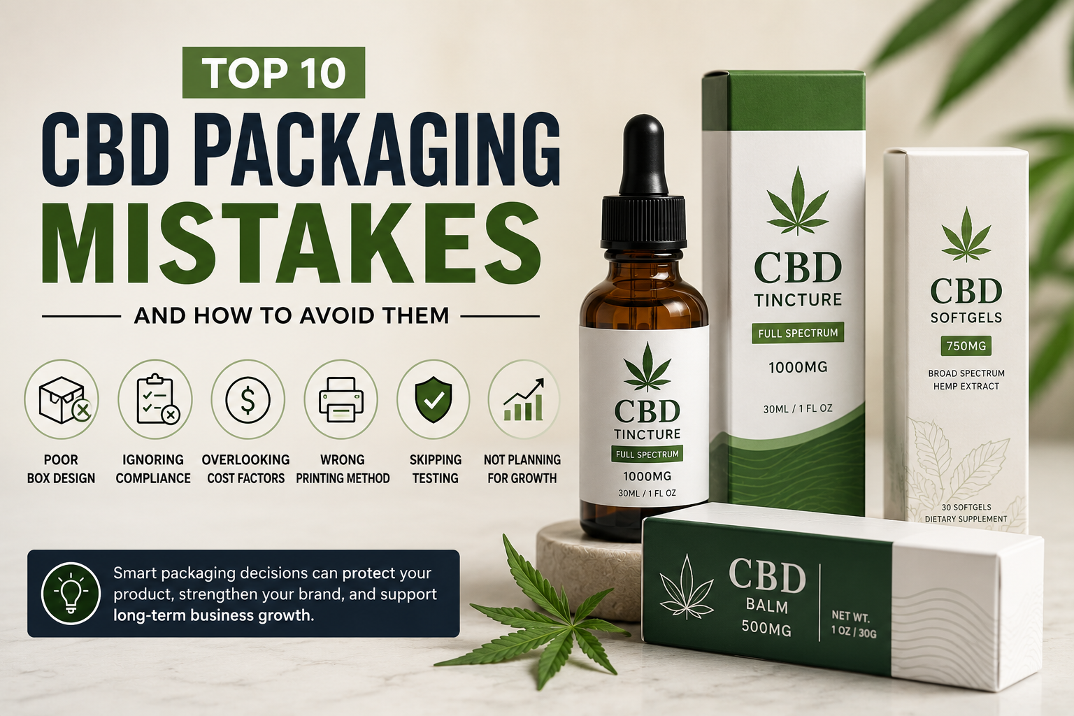 top 10 cbd packaging mistakes